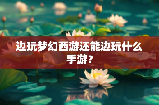 边玩梦幻西游还能边玩什么手游？