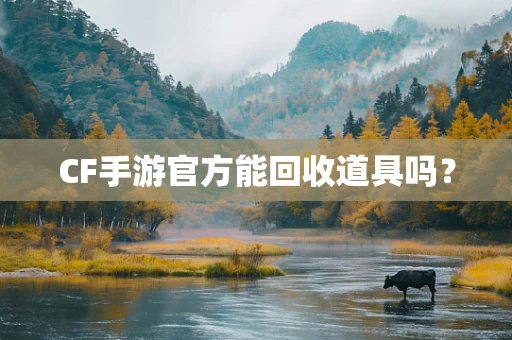 CF手游官方能回收道具吗？