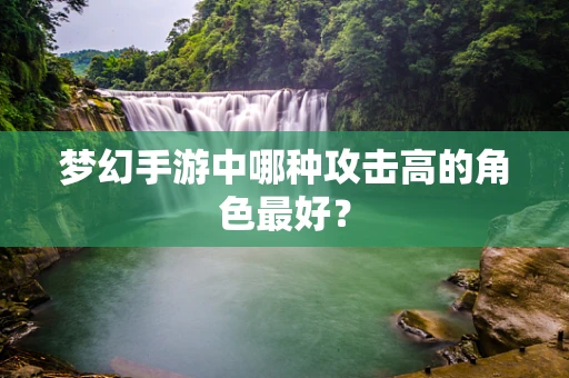 梦幻手游中哪种攻击高的角色最好？