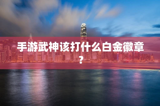 手游武神该打什么白金徽章？