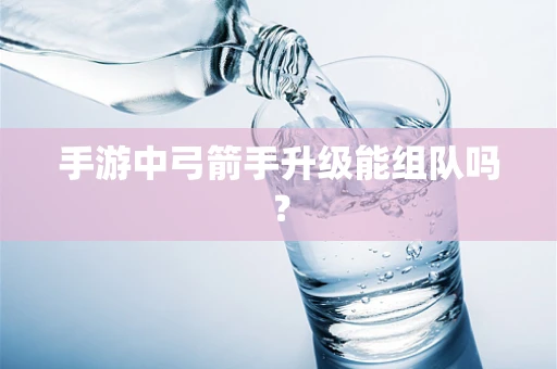 手游中弓箭手升级能组队吗？