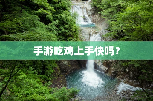 手游吃鸡上手快吗？