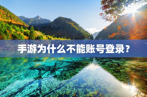 手游为什么不能账号登录？