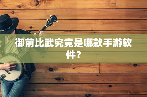 御前比武究竟是哪款手游软件？