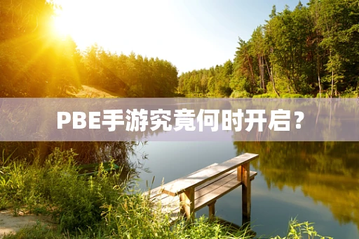 PBE手游究竟何时开启？