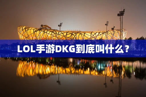 LOL手游DKG到底叫什么？