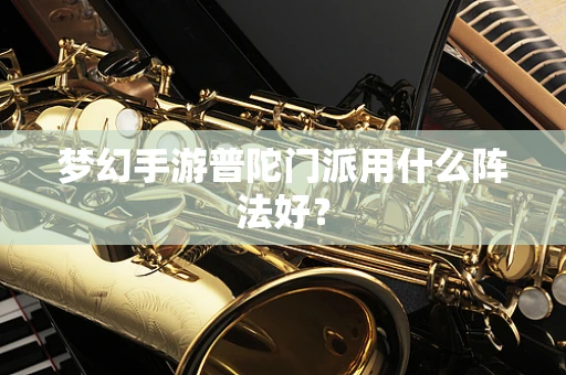 梦幻手游普陀门派用什么阵法好？