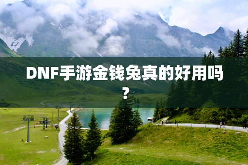 DNF手游金钱兔真的好用吗？