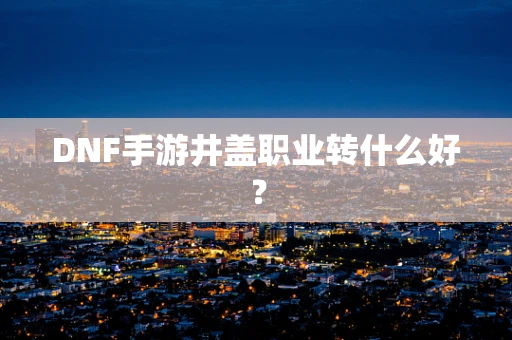 DNF手游井盖职业转什么好？