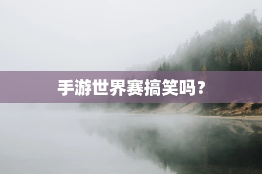 手游世界赛搞笑吗？