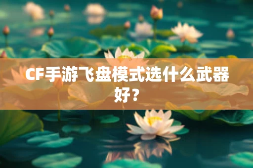 CF手游飞盘模式选什么武器好？