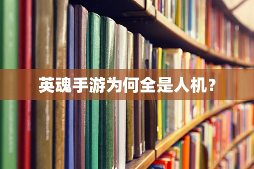 英魂手游为何全是人机？