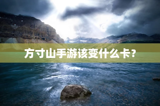 方寸山手游该变什么卡？